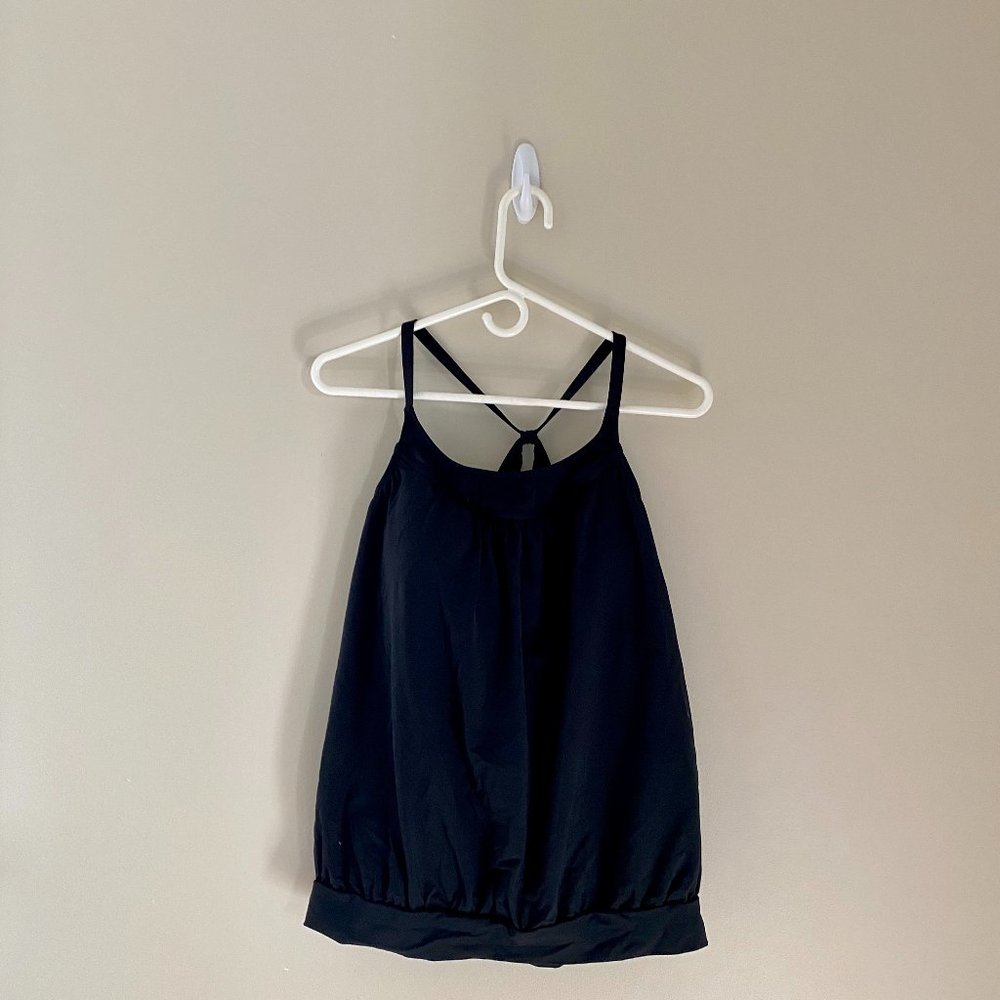 Lands End Beach Living Blouson Tankini Top 14